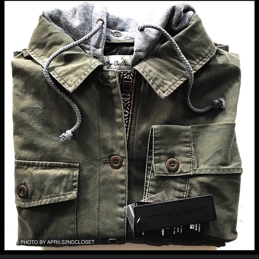 HOODED UTILITY MILITARY TRENCH UTILITY JACKET - Picture 7 of 8